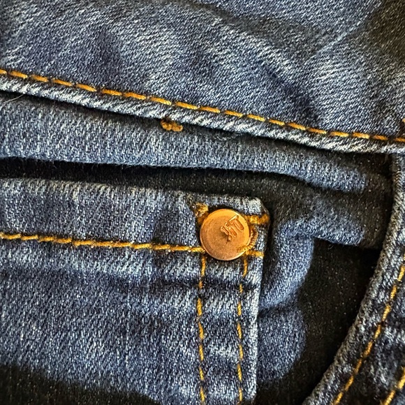 !it Jeans High Rise Curvy Skinny in Deep Blue - Picture 3 of 11